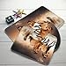 Wondertify Bath Mat,Horse,Running Horses Bathroom Carpet Rug,Non-Slip 3 Piece Bathroom Mat Set