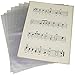 BCW Sheet Music Sleeves - Archival Quality, 100 Pack, 9 3/8x12 1/4 in
