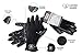 Best Pet Grooming Gloves for Dogs, Cats, Horses, Rabbits. De-Shedding Brush, Bathing Tool. Animal Hair Remover for Long & Short Fur. Gentle Massager, Increasing Circulation & Overall Health. Black