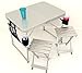 Oasis Same Day Shipping Raptor Table and Two Padded Chairs Combo-5 Years Warranty- Military Grade Aluminum Construction-Lightweight and Portablethumb 2