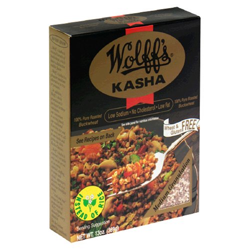 Wolff's Kasha, Medium, 13-Ounce Boxes (Pack of 12)