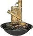 Alpine TT4278 Bamboo Slide Eternity Tabletop Fountain, Large