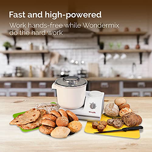 WONDERMILL Complete Bread Dough Mixer Machine with Dough Hook Bread
