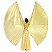 Dance Fairy Opening Belly Dance Isis Wings,Golden(No Sticks)
