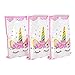 EIXJA 40 Plastic Unicorn Party Bags Birthday Party Gift Bags for Unicorn Party Supplies Baby Shower Unicorn Party Favors