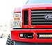 iJDMTOY LED Pod Light Fog Lamp Kit Compatible With 2008-10 Ford F250 F350 F450, Includes (2) 20W High Power LED Cubes, Foglight Location Mounting Brackets & On/Off Switch Wiring Kit