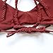 RUUHEE Cut Out Vintage Pin up 2 Piece Bikini Swimsuit for Women (FBA Optional) (M(US Size 4-6), Red-5)