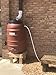 Rain Barrel Stand Made from Reclaimed Wood!!!