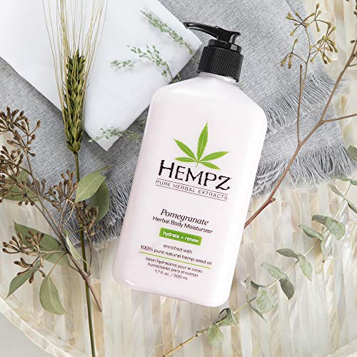 Hempz Pomegranate Herbal Body Moisturizer 17 oz. ParabenFree Lotion