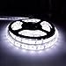 Bogao16.4ft LED Flexible Light Strip, 300 Units SMD 5630 LEDs, 12V DC waterproof, Light Strips, LED ribbon, DIY Christmas Holiday Home Kitchen Car Bar Indoor Party Decoration (White)