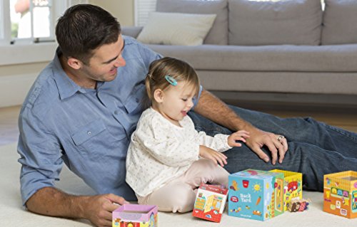 Peaceable Kingdom Where's Bear? - The Hide-and-Find Stacking Block Game for 2-Year-Olds