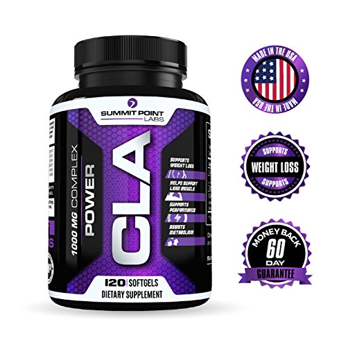 CLA, CLA Safflower Oil, CLA Supplements, CLA Safflower - 120 Softgel 1000 MG Complex Power CLA - Weight Loss, Non GMO, Anti Inflammatory, All Natural, Belly Fat Burner and Retain Lean Muscle Mass