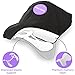 Travel Pillow Set : 100% Cotton Travel Neck Pillow Memory Foam Support, Sleep Mask, Earplugs - Airplane Pillows - Flight Pillow Wrap Sleeping Travel Accessories - Travel Essentials Black