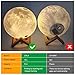 CPLA Moon Lamp for Adults Kids, Moon Night Light 16 Colors LED 3D Printing Moon Light with Stand & Remote/Touch Control and USB Rechargeable, Gifts for Kids Friends Lover Birthday (2.8)