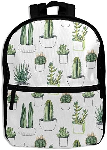 Cute Plant Cactus Print Toddlers Boys Girls Shoulder Backpacks School Bag