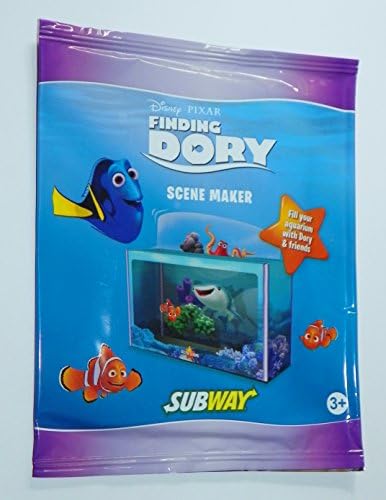 Disney SUBWAY ~ FINDING DORY ~ Aquarium Scene Maker ~ NEMO &amp; DESTINY ~ 2016