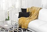 Premium Velvet Ultra Soft and Luxurious Plush Textured Couch Throw Blanket, 50