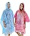 Wealers Disposable Rain Ponchos for Adults – 5 Pack Thick Raincoat Poncho with Hood for Women & Men, One Size Fits All – Emergency Poncho for Theme Parks, Camping, Outdoors – Multi Color
