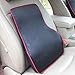 Dreamer Car Comfortable Memory Foam Full Back Cushion Back Support for Office Chair, Chair Cushion with Ventilated Cover Balanced Softness Designed to Relieve Sciatica Pain，Black