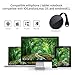 Wireless Display Dongle WiFi Portable Display Receiver 1080P HDMI Miracast Dongle Compatible with iOS iPhone iPad/Mac/Android Smartphones/Windows/TV/Laptop