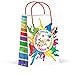 LARZN - Celebrate With an Impression Premium Art Party Bags, Paint Party Supplies, Decorations, 12 Pack