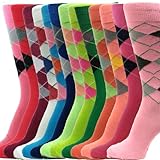 Spotlight Hosiery Men's Groomsmen Wedding Argyle Dress Socks