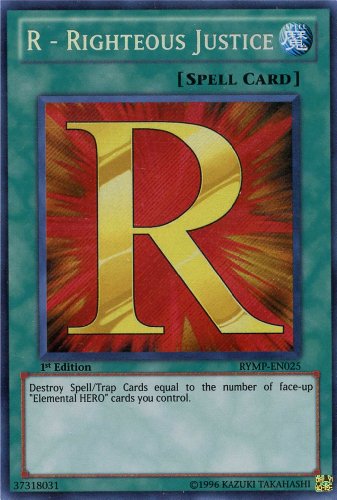 Yu-Gi-Oh! - R - Righteous Justice (RYMP-EN025) - Ra Yellow Mega-Pack - 1st Edition - Secret Rare