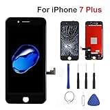LCD Digitizer Frame Assembly Touch Screen Replacement for iPhone 7Plus (Black)
