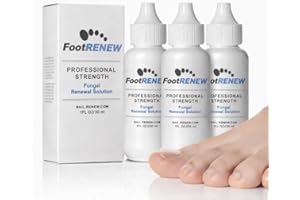 NailRENEW Antifungal - Professional Strength, Compliant Fungus Treatment for Toe Fungus, Discolored or Brittle Nails (3 bottl