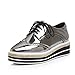 MINIVOG Platform Wingtips Square Toe Women Oxfords Shoe