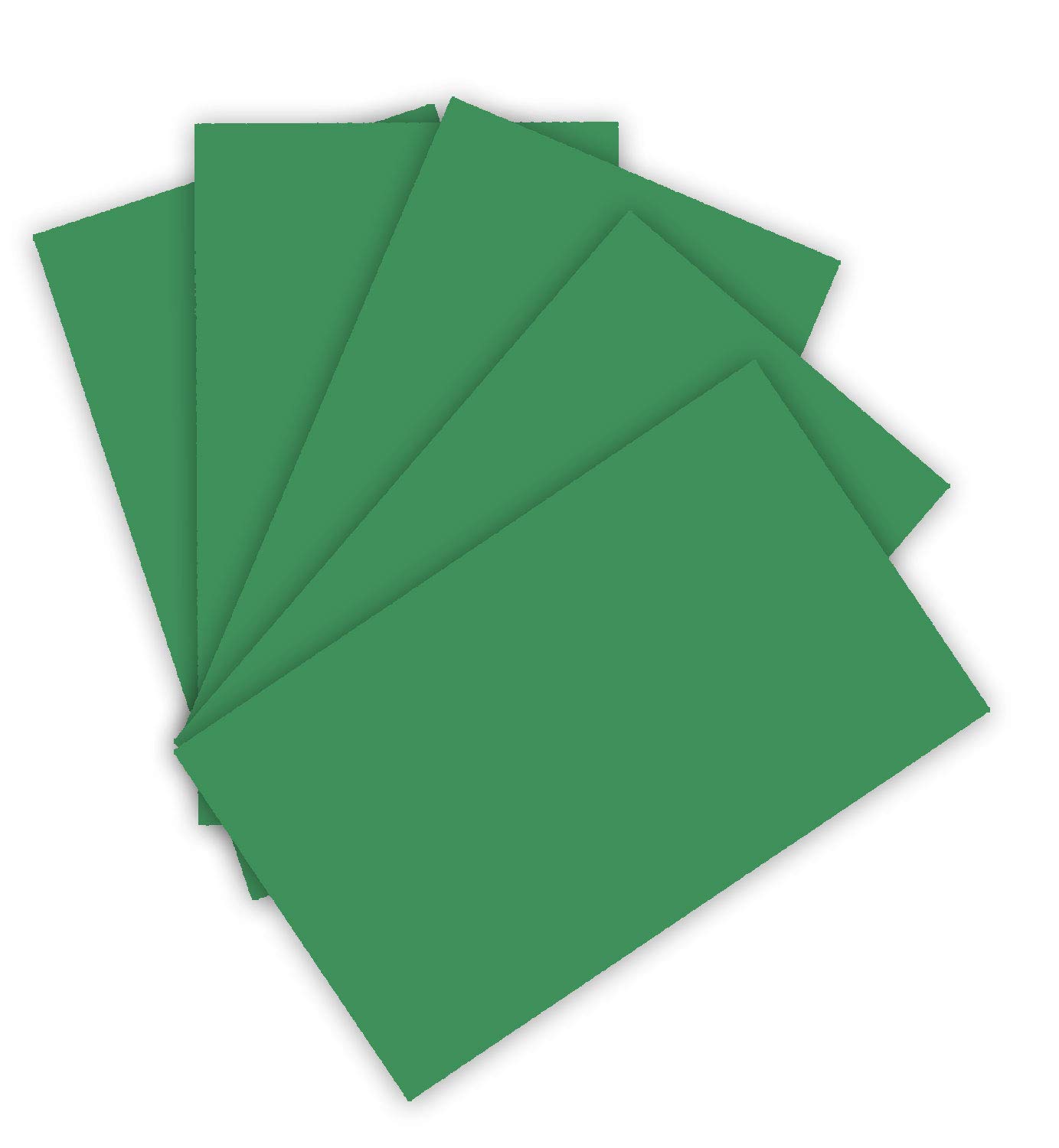 folia 6122/4/53 - Coloured Card 220 g/m², Craft Card in Moss Green, DIN A4, 100 Sheets, as a Base for Numerous Crafts