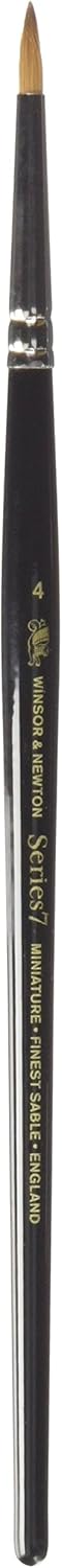 Winsor & Newton Series 7 Kolinsky Sable Water Colour Brush Miniature (size 4)