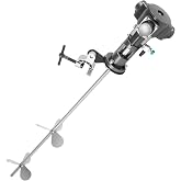 VPABES 50 Gallon Pneumatic Automatic Paint Mixer Stainless Steel Pneumatic Mixer Paint Mixer Industrial Coating Ink Paint Mixer Air Agitator 1/2 HP 200L