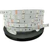 eTopxizu 16.4ft 5M SMD 5050 RGB NON-Waterproof Led Flexible Strip Ribbon Lamp 150 Leds LED Light Strip 30Leds/M