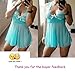 Avidlove Women Lingerie Lace Babydoll Strap Chemise Nightie Mesh Sleepwear Green