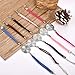 Suede Leather Bracelet with Blank Cabochons Bezel Tray for Handmade Crafts Adjustable Flat Rope Wristband Fit 0.78'' 20Pcs