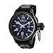 Invicta Men's 0554 Russian Diver Collection Carbon Fiber Black Rubber Watch