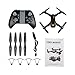 LEANINGTECH XS809W WiFi FPV Foldable RC Quadcopter with Camera 10 Minutes, 2.4GHz 6-Axis Gyro Remote Control Drone Gravity Sensor Altitude Hold Headless Function