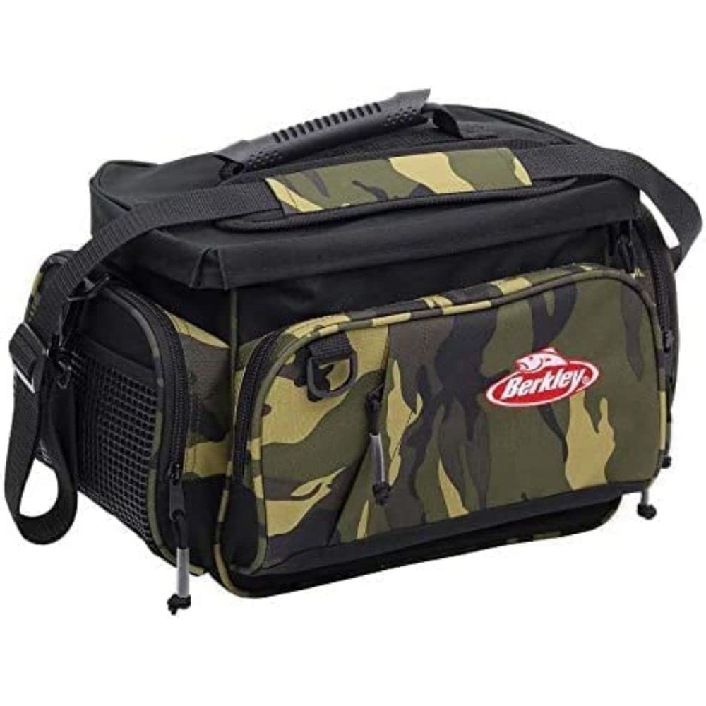 Berkley Camo Shoulder Bag One Size, Carrier Bag Case, Tackle Management,Unisex, Camo