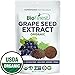 Biofinest Grape Seed Extract Powder - 100% Pure Freeze-Dried Antioxidants Superfood - USDA Organic Vegan Raw Non-GMO - Boost Immunity Skin Health - for Smoothie Beverage Blend (4 oz Resealable Bag)