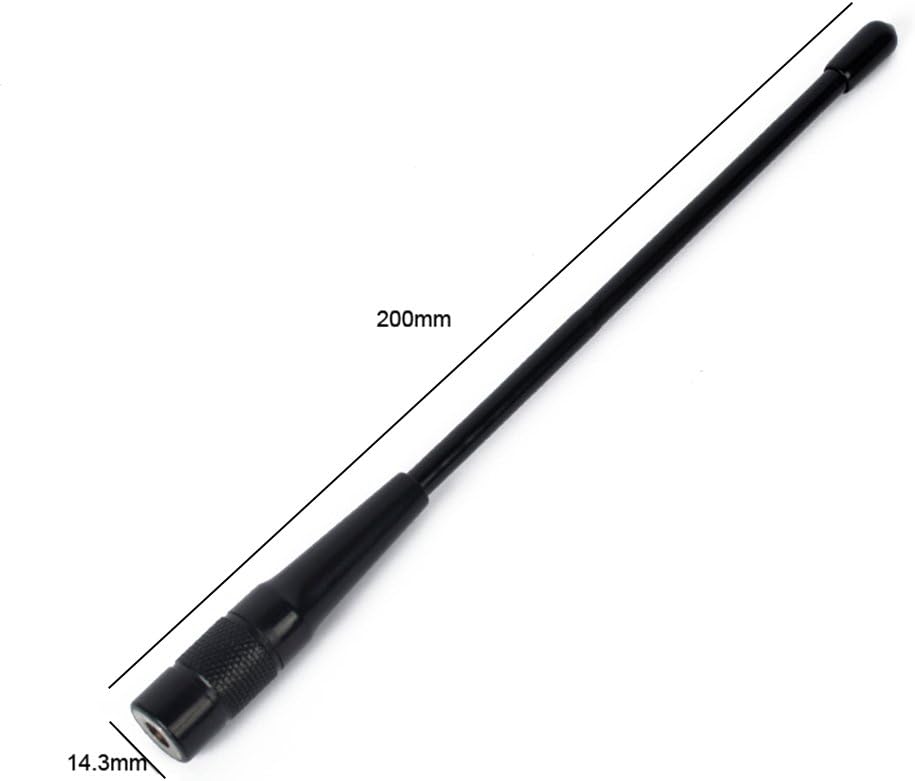 HYS 701N SMA-Male Dual Band VHF/UHF 144MHz/430MHz Antenna for YAESU VX-1R VX-2R VX-3R TYT TH-UV8R UVF10 UV6R Walkie Talkie(3PCS): GPS & Navigation