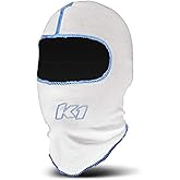 K1 Race Gear Coolmax Vented Head Sock/Balaclava (White) - 17-CHV-W