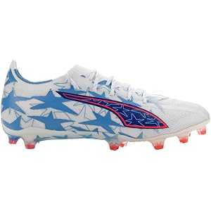 PUMA Mens Ultra 6 Match Kidsuper X Christian Pulisic FirmArtificial Ground Soccer Cleats - White