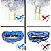 Hekinda Air Conditioner Cover, Air Conditioning Cleaning Waterproof Cover Dust Washing Clean Protector Bag for 1-1.5P Air Conditioning Home Office