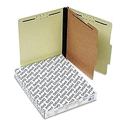 Pendaflex PFX1157G Four-Section Pressboard