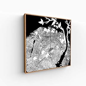 Canvas Wall Art for Living Room, Bedroom Monochrome Image Framed Canvas Prints for Home Decoration Ready to Hang - 16x16 inches
