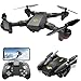 Drone with Camera Live Video, Teeggi VISUO XS809HW XS809W WiFi FPV Quadcopter with 720P HD Camera Foldable Drone RTF - Altitude Hold, One Key Take Off/Landing, 3D Flip, APP Control, Gravity Senso