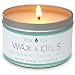 Scented Candles (Peppermint Eucalyptus) Soy Wax Aromatherapy Candles - 8oz - Made in USA