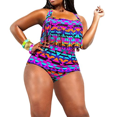 plus size tassel bikini