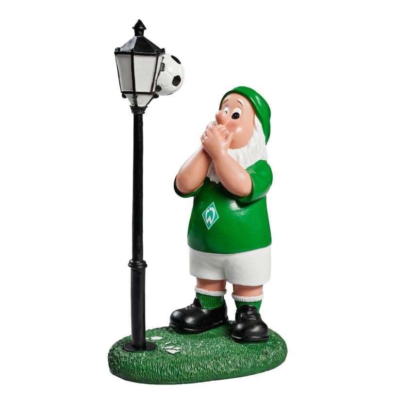 Werder Bremen SV Garden Gnome on Lantern - 28 cm Polyresin Figure